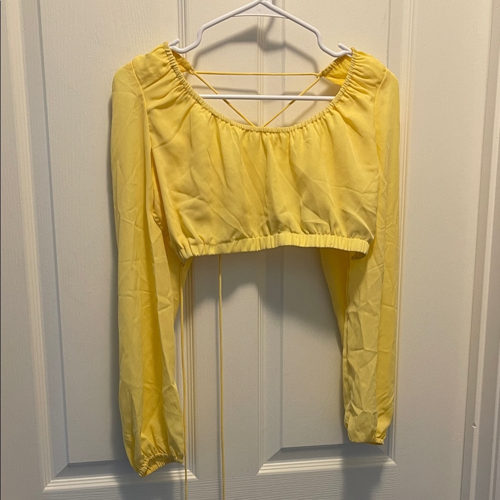 Forever 21 Bright Yellow Top